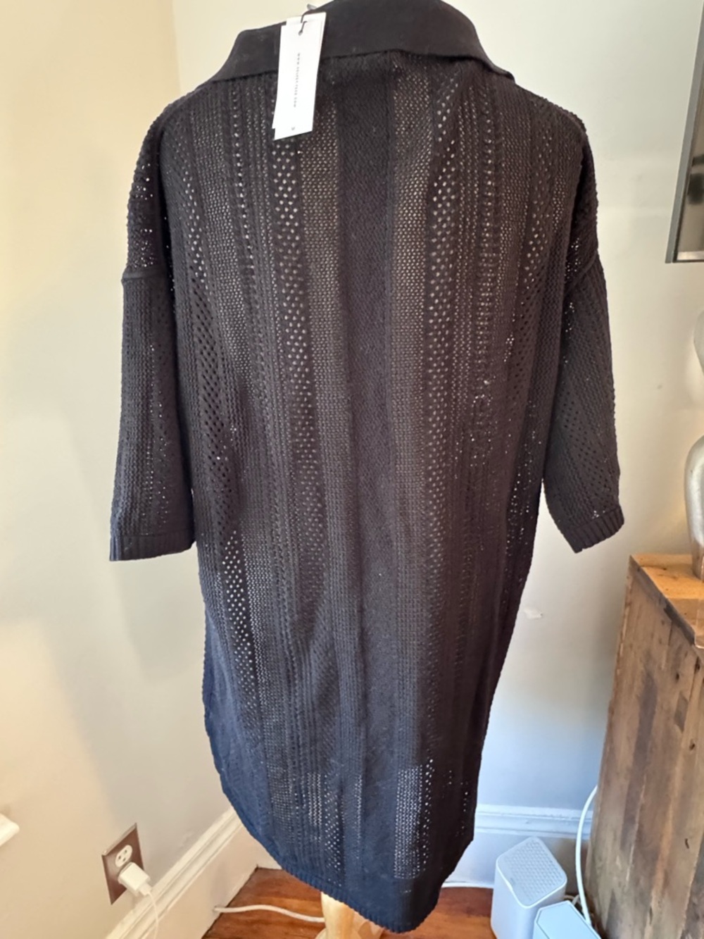 Velvet by Graham & Spencer Mila cotton pointelle dress - Picture 4 of 6